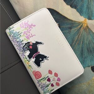 Radley London Cream Wallet with Dog and Floral Accents
